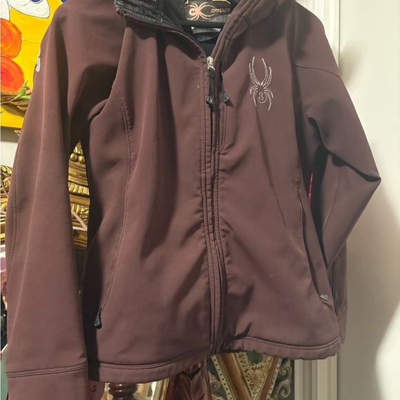 Spyder Jackets & Blazers - Spyder Women's Chocolate Brown Ski Jacket